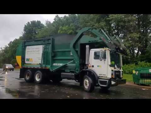 Waste Management  Mack MR  McNeilus Atlantic front loader