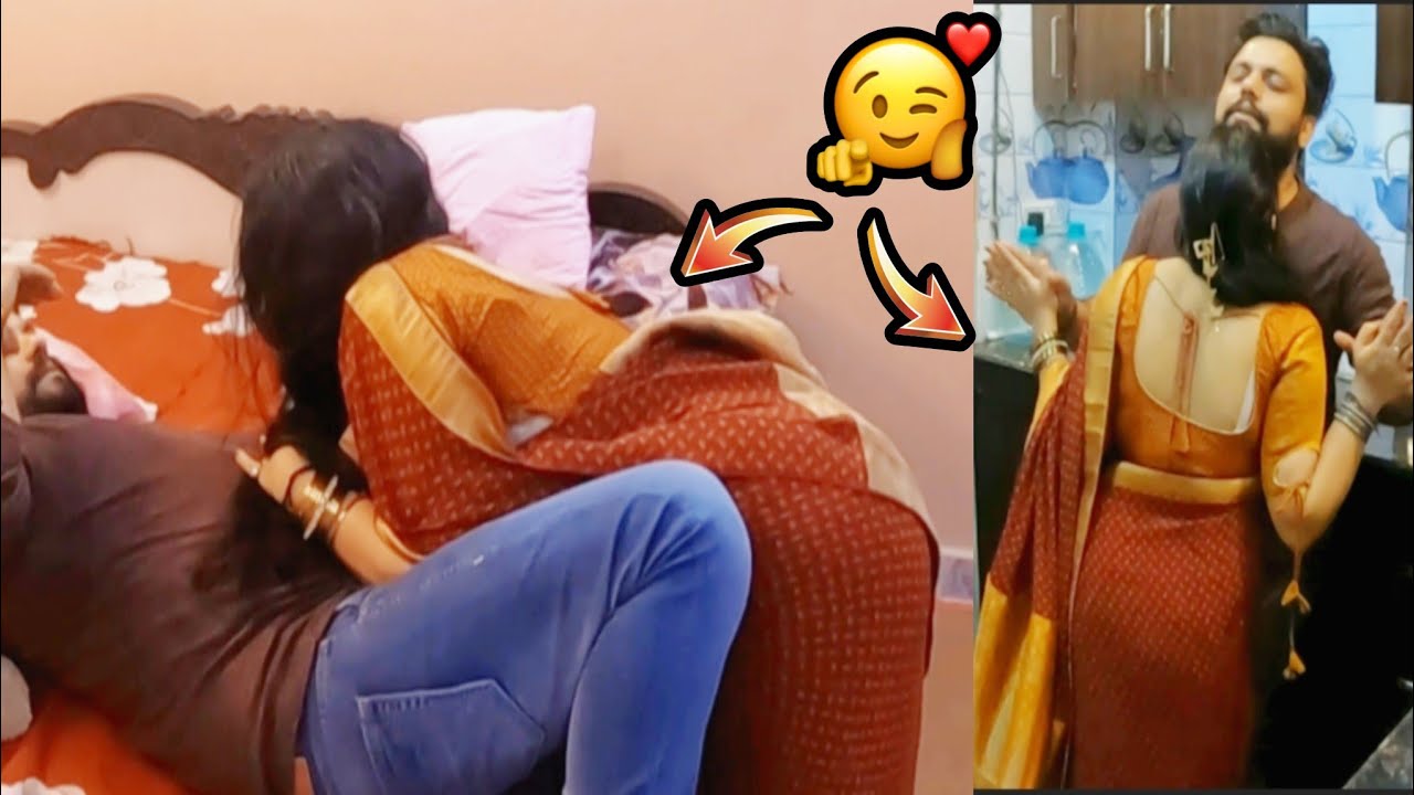 Romantic 💞 |Prank on Husband| Romantic video | Cute girl Romantic | Prank gone wrong| we R crazy