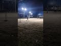 Floodlight cricket match