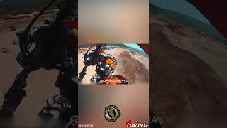 BIKER tries to FLY with his MOTORCYCLE - ENDED HORRIBLY WRONG #Shorts