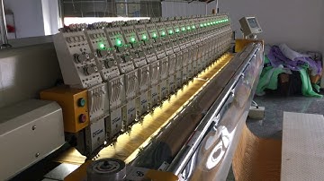 Diamond Pattern Roll to Roll Quilting by Richpeace Quilting Embroidery Machine