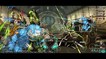 Warframe gameplay /GameHub (Proton-ARM)/ ROG Phone 9 Pro