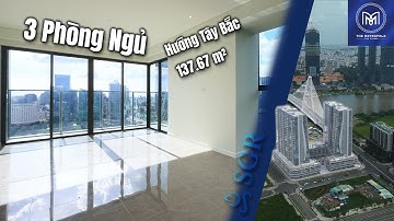 Căn 3 Phòng ngủ 137.67m2 view 180 độ hướng Tây Bắc tại The Opera Thủ Thiêm
