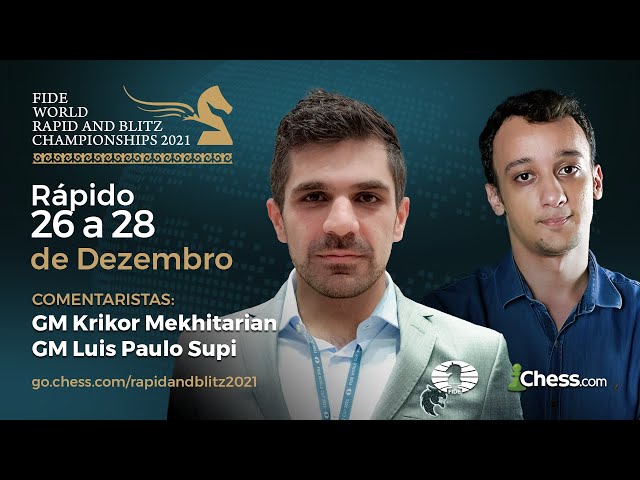 Campeonato Mundial de Xadrez Rápido & Blitz da FIDE 2022 / Rápido - Dia 01  