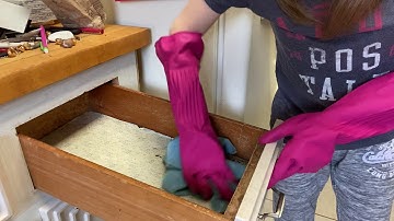 ASMR!! Cleaning Vlog!!🧽🧼🦠Junk Drawer Clean & Organize With Me!!! Lots Of Junk!!!