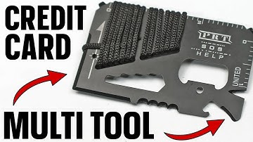 Testing Credit Card Multi Tool PRT - EDC Tool Card