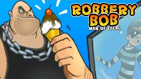 Robbery bob gameplay walkthrough-chapter2: Downtown. level 4,5,6.