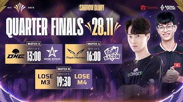 🔴 TRỰC TIẾP: FLASH WOLVES vs BACON TIME | QUARTER FINALS | AIC 2025 (28/11)