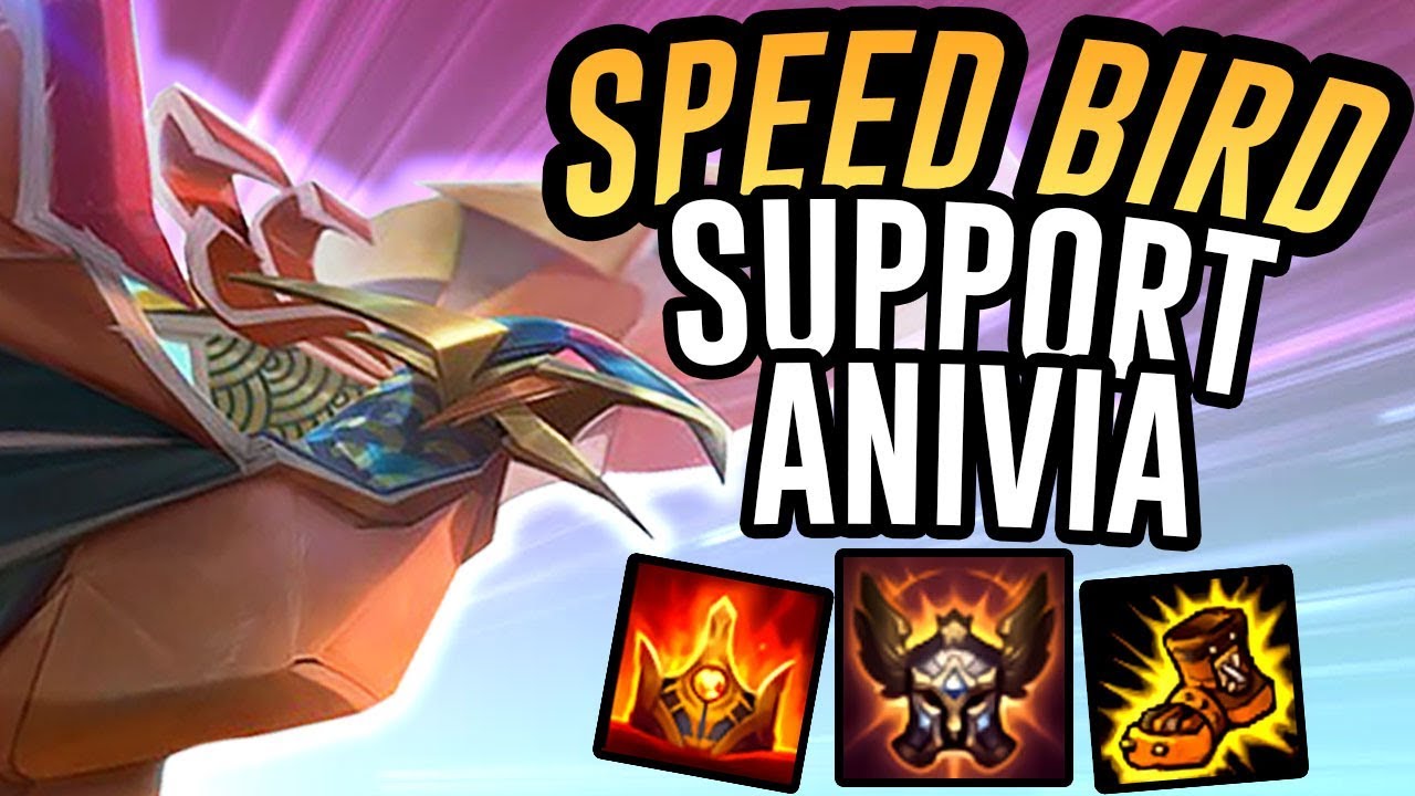 SPEED BIRD ANIVIA SUPPORT!! - Movement Speed Anivia Support - League of Legends