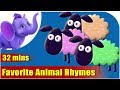 Animal Songs For Kids | Collection 2 of Favourite Animal Rhymes