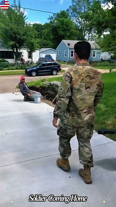 Soldiers coming home.family reunion#usaus #respect #reunion #familythings #familytime#surprise