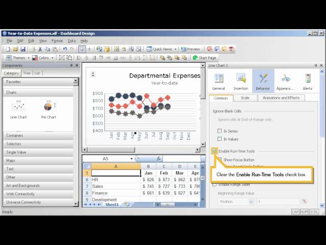 Customize a chart: Dashboards 4.0