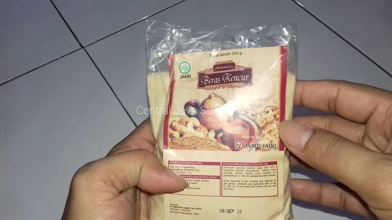 Oleh-oleh khas Semarang || jamu beras kencur || 