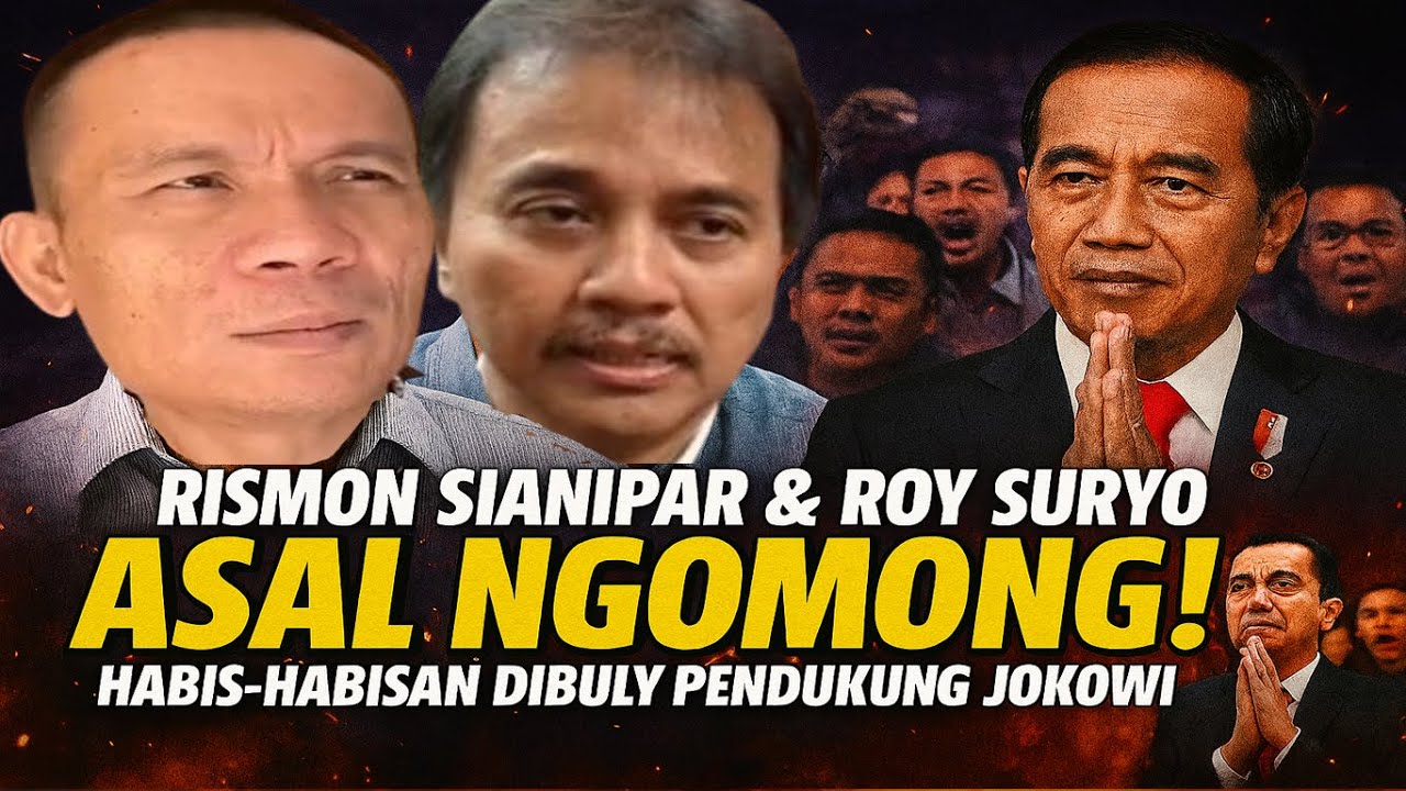RISMO & ROY ASAL NGOMONG! HABIS-HABISAN DIBULY PENDUKUNG JOKOWI