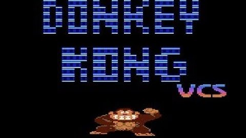 Donkey Kong VCS - Atari 2600 Homebrew in My Closet (2017)