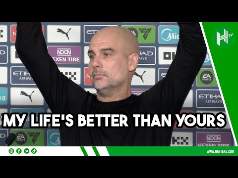 MY LIFE IS BETTER THAN YOURS! Pep ROASTS journalists | Man City 1-0 Brentford