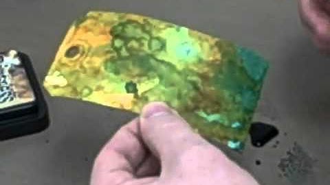 Ranger Tim Holtz(r) Distress Ink(tm) Demo