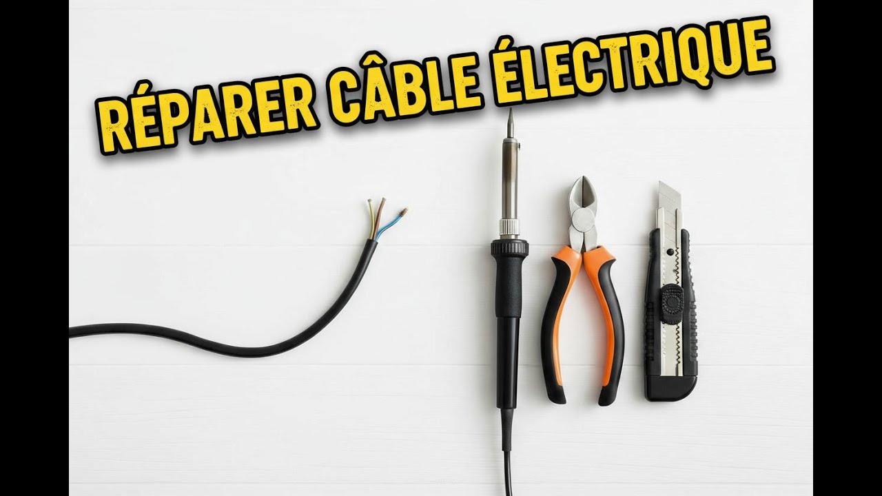 Comment réparer un câble électrique sectionné ou coupé (d'un aspirateur — free download