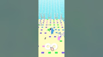 Bridge race gameplay android IOS game ASMR