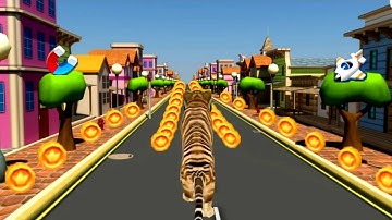 Tiger Run Game : Animal Runner Game | UNLIMITED FUN TIME | Android/iOS Gameplay HD