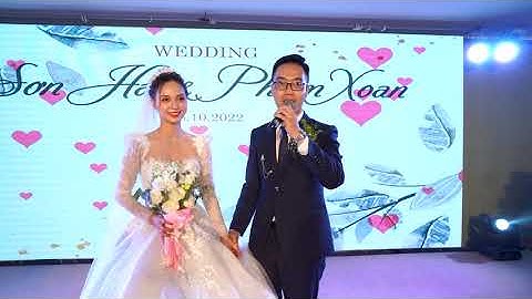 "Ánh nắng của anh" Chú rể hát đám cưới