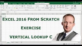 Excel 2016 from Scratch - Vertical Lookup in Function Guide