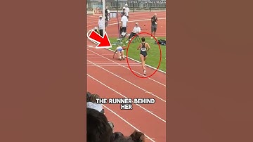 She Collapsed Before the Finish Line… Then This Happened⁉️😯 #shorts #viralvideo