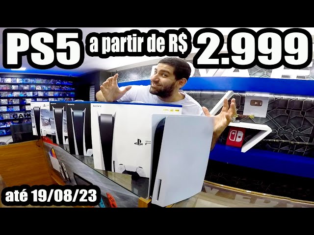 PS5 fica R$ 800 mais barato na loja oficial, mas pode custar ainda