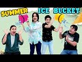 SUMMER ICE BUCKET | Family Comedy Challenge | Vacation Masti Gk Quiz | Aayu and Pihu Show