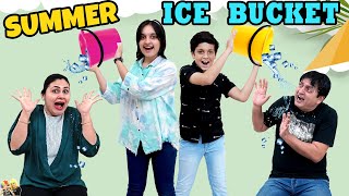 SUMMER ICE BUCKET | Family Comedy Challenge | Vacation Masti Gk Quiz | Aayu and Pihu Show screenshot 2