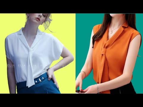 Video Cắt may Áo kiểu cổ thắt nơ siêu xinh cực dễ |design... - youtube