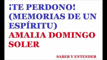 Audiolibro: TE PERDONO MEMORIASDE UN ESPÍRITU AMALIA DOMINGO SOLER 6ª parte. #espiritismo