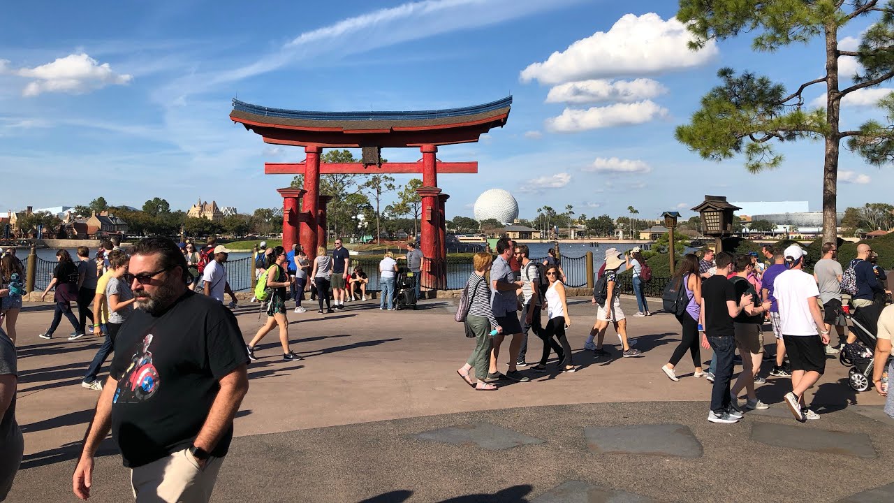 4K60 UHD Japan Walking Tour Disney Epcot World Showcase - 2019