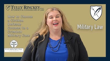 How to Choose a Civilian Defense Counsel in a Criminal Military Case -Military Law-TR Legal Insights