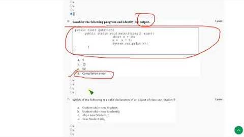 Programming in java|| week-2 quiz assignment Answers 2023||NPTEL.