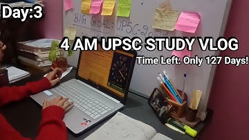 Day 3 of Waking up at 4AM StudySeries | Let