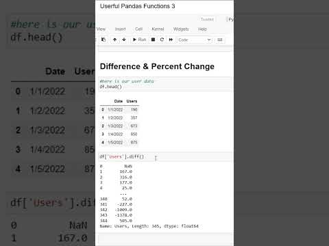 Change Functions | Python for Data Analysts