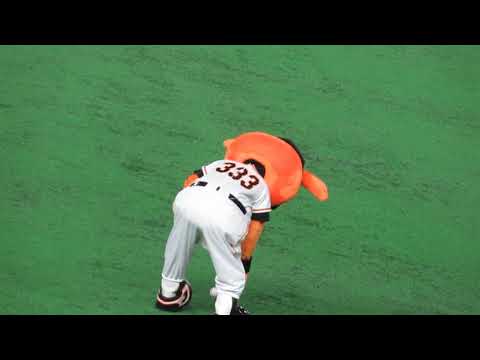 【キッズジャビットの投げたボールがジャビットの股間に!!】★2021年10/14 東京ドーム