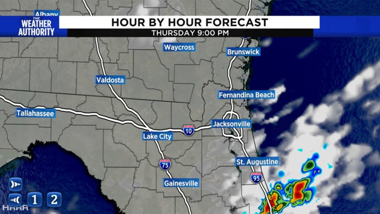 Cloudy with showers tonight, Thursday - YouTube