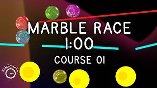 1 Minute Epic Marble Race Timer Real 2D Simulation Visual Timer
