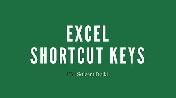 Master Excel Shortcuts: Boost Your Productivity with These Essential Keyboard Shortcuts