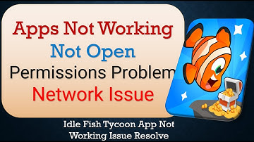 How To Fix Unfortunately, idle Fish Tycoon App has stopped | Keeps Crashing Problem in Android