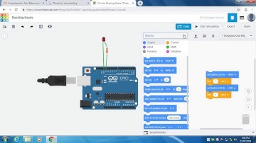 #5 Arduino Online Simulation Blinking LED | AKTU 2021 |