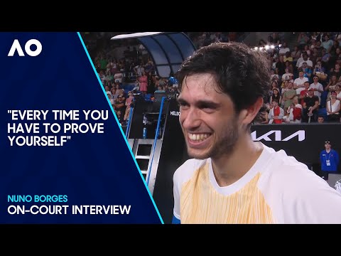 Nuno borges on-court interview | australian open 2024 third round