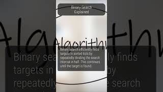 Binary Search Algorithm  #coding #programming
