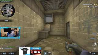 Shroud insane lucky 1 deag tap