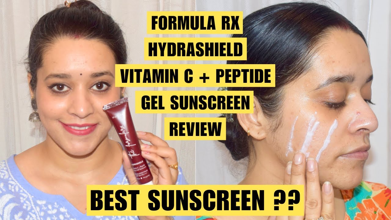 Formula Rx Sunscreen The Formula RX Hydrashield Vitamin C + Peptide Watery Gel Sunscreen ...