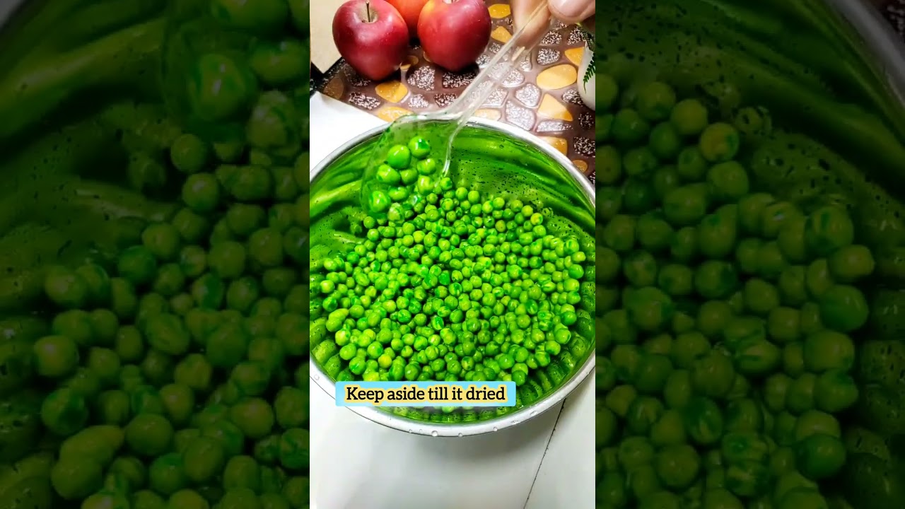 Best fried green peas recipe