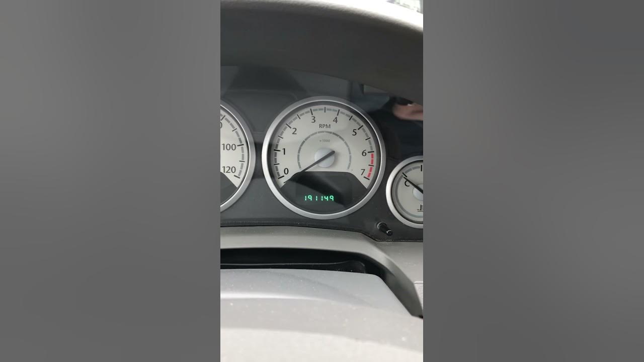 Reset Town & Country Oil Change Reminder - YouTube