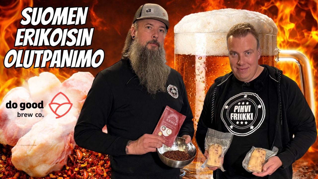 Olutta naudan rasvasta ja punapippurista?! | Do Good Breweryn tarina